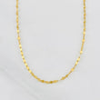 Mirror Flower Chain 0.95g / 16 in / 1.84mm 18K Yellow Gold