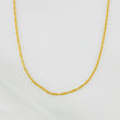 Singapore Chain 0.9g / 16 in / 0.83mm 18K Yellow Gold