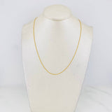 Singapore Chain 0.9g / 16 in / 0.83mm 18K Yellow Gold