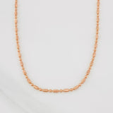 Morse Chain 3.7g / 16 in / 1.47mm 18K Rose Gold