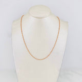 Morse Chain 3.7g / 16 in / 1.47mm 18K Rose Gold