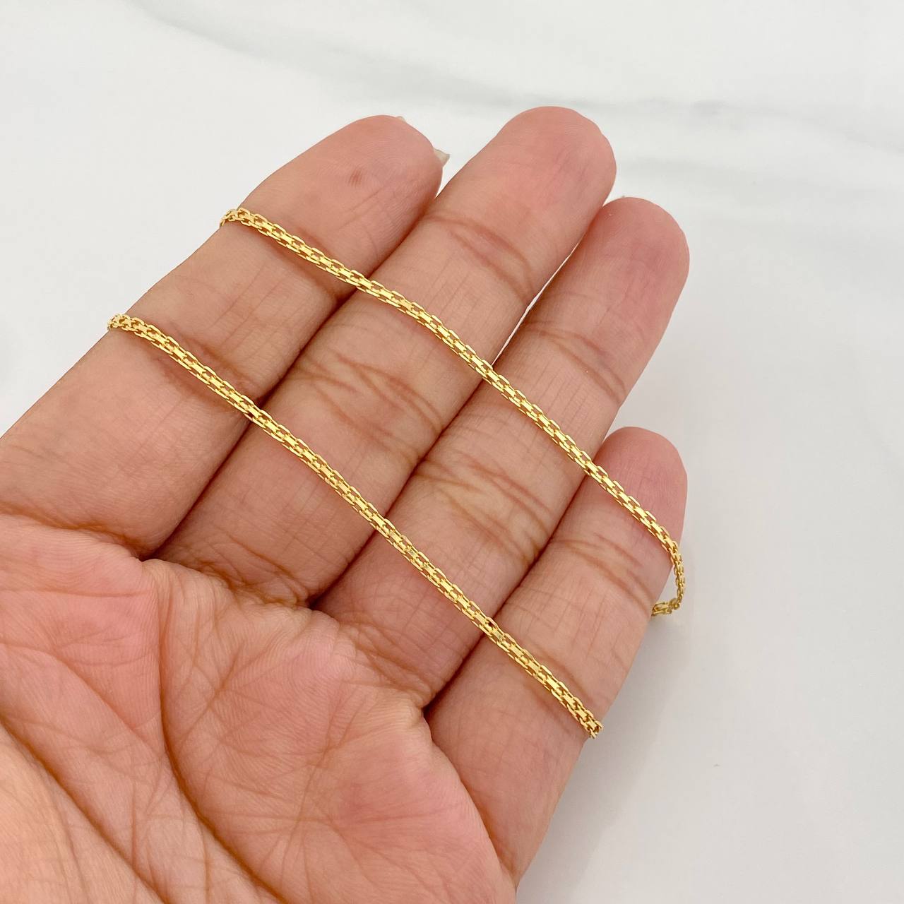 Bismark Chain 2.95g / 18 in / 1.65mm Yellow Gold 18K