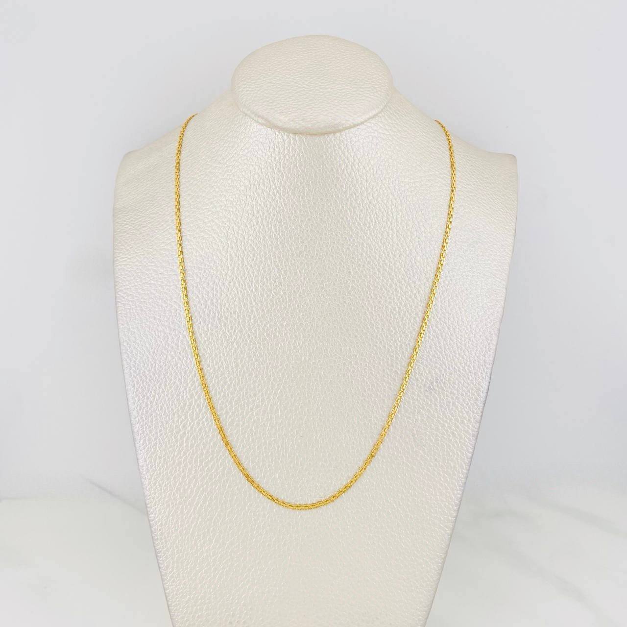 Bismark Chain 2.95g / 18 in / 1.65mm Yellow Gold 18K