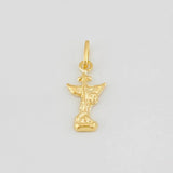 Saint Michael Archangel Pendant 0.35g / 1/2 in 18K Yellow Gold