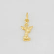 Pendant Saint Michael the Archangel 0.35g / 3/4 in 18K Yellow Gold