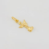 Saint Michael Archangel Pendant 0.35g / 1/2 in 18K Yellow Gold