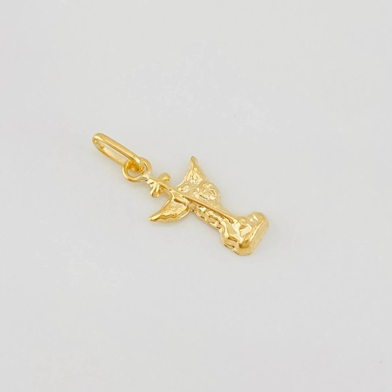 Pendant Saint Michael the Archangel 0.35g / 3/4 in 18K Yellow Gold