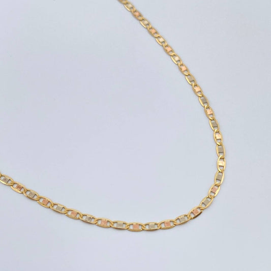 Cadena Escalera 1.45gr / 18 in / 1.3mm Tres Oros +3 18K %