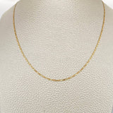 Cadena Escalera 1.45gr / 18 in / 1.3mm Tres Oros +3 18K %