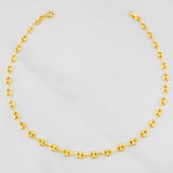 Tobillera GC 2.35g / 9 3/4 in / 3.43mm Oro Amarillo 18K
