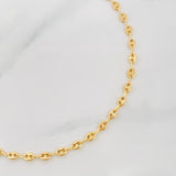 Tobillera GC 2.35g / 9 3/4 in / 3.43mm Oro Amarillo 18K