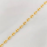 Tobillera GC 2.35g / 9 3/4 in / 3.43mm Oro Amarillo 18K