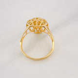 Anillo Pantera 3.9g / T8 1/4 Oro Amarillo 18K