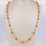 Cadena Rustica Barril 14.55g / 24 in / 4.29mm Oro Rosa 18K