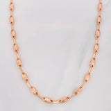 Cadena Rustica Paris 10.8g / 24 in / 3.44mm Oro Rosa 18K