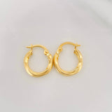 Candongas Mary 1.2g / 1/2 in Oro Amarillo 18K