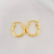 Candongas Mary 0.9g / 3/4 in Oro Amarillo 18K