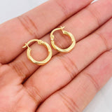 Candongas Mary 1.2g / 1/2 in Oro Amarillo 18K