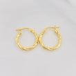 Candongas Mary Rox 1.15g / 3/4 in Oro Amarillo 18K