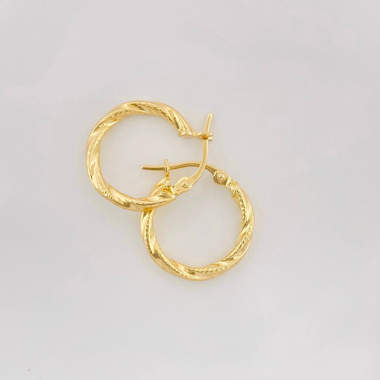 Candongas Mary Rox 1.15g / 3/4 in Oro Amarillo 18K