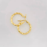 Candongas Mary Rox 1.15g / 3/4 in Oro Amarillo 18K