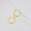 Candongas Mary 1.1g / 3/4 in Oro Amarillo 18K