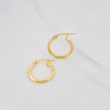 Candongas Mary 1.1g / 3/4 in Oro Amarillo 18K