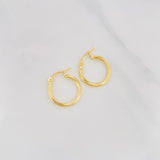 Candongas Mary 1.1g / 3/4 in Oro Amarillo 18K
