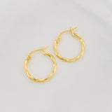 Candongas Mary 1g / 3/4 in Oro Amarillo 18K