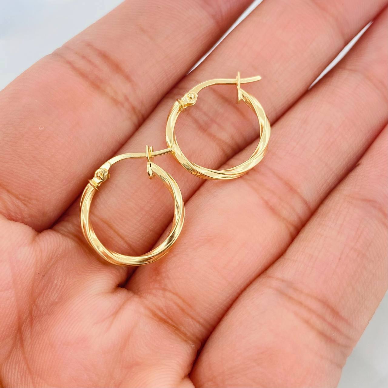 Candongas Mary 1g / 3/4 in Oro Amarillo 18K