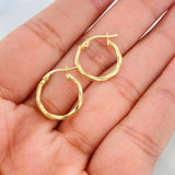 Candongas Mary 1g / 3/4 in Oro Amarillo 18K