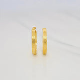 Candongas Tornillo 1.9g / 3/4 in Oro Amarillo 18K