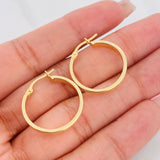 Candongas Tornillo 1.9g / 3/4 in Oro Amarillo 18K
