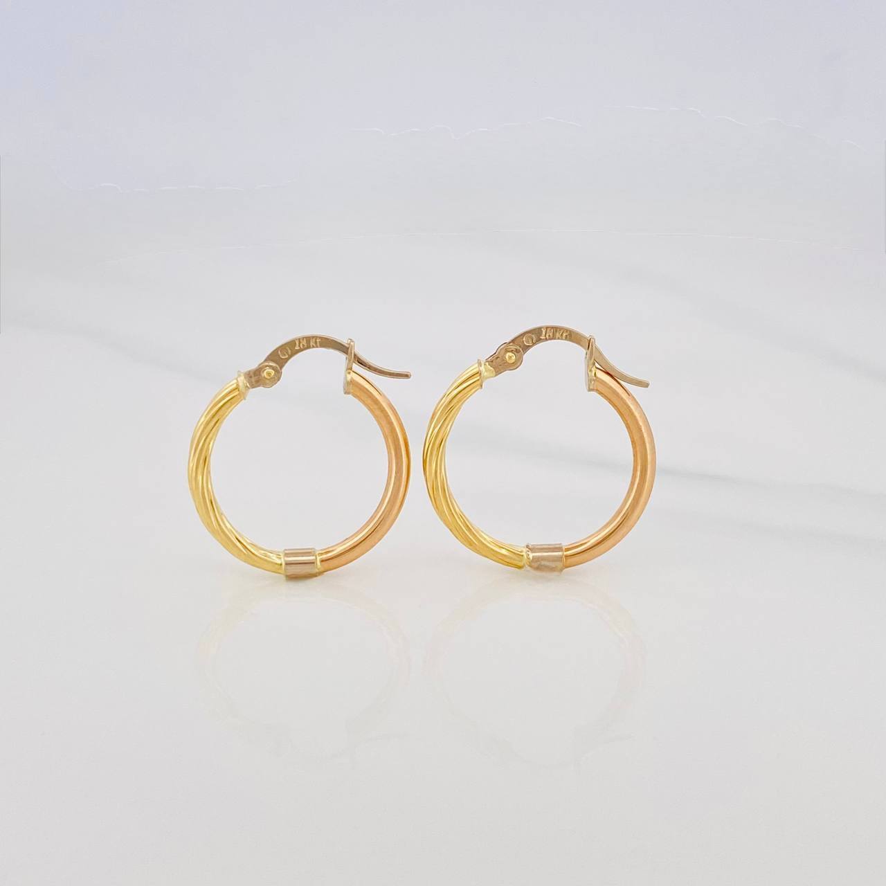 Candongas Lady 1.55g / 3/4 in Tres Oros 18K