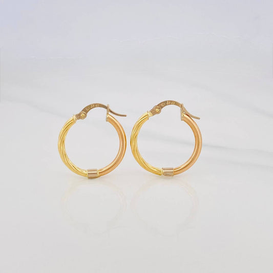 Candongas Lady 1.55g / 3/4 in Tres Oros 18K