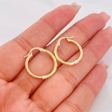 Candongas Lady 1.55g / 3/4 in Tres Oros 18K