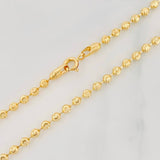 Cadena Militar Media Luna 10.5g / 20 in / 2.32mm Oro Amarillo 18K