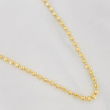 Cadena Militar Media Luna 10.5g / 20 in / 2.32mm Oro Amarillo 18K