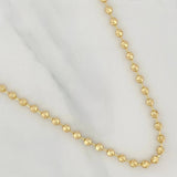 Cadena Militar Media Luna 14.8gr / 24 in / 4mm Oro Amarillo Nac.Esp. 18K $