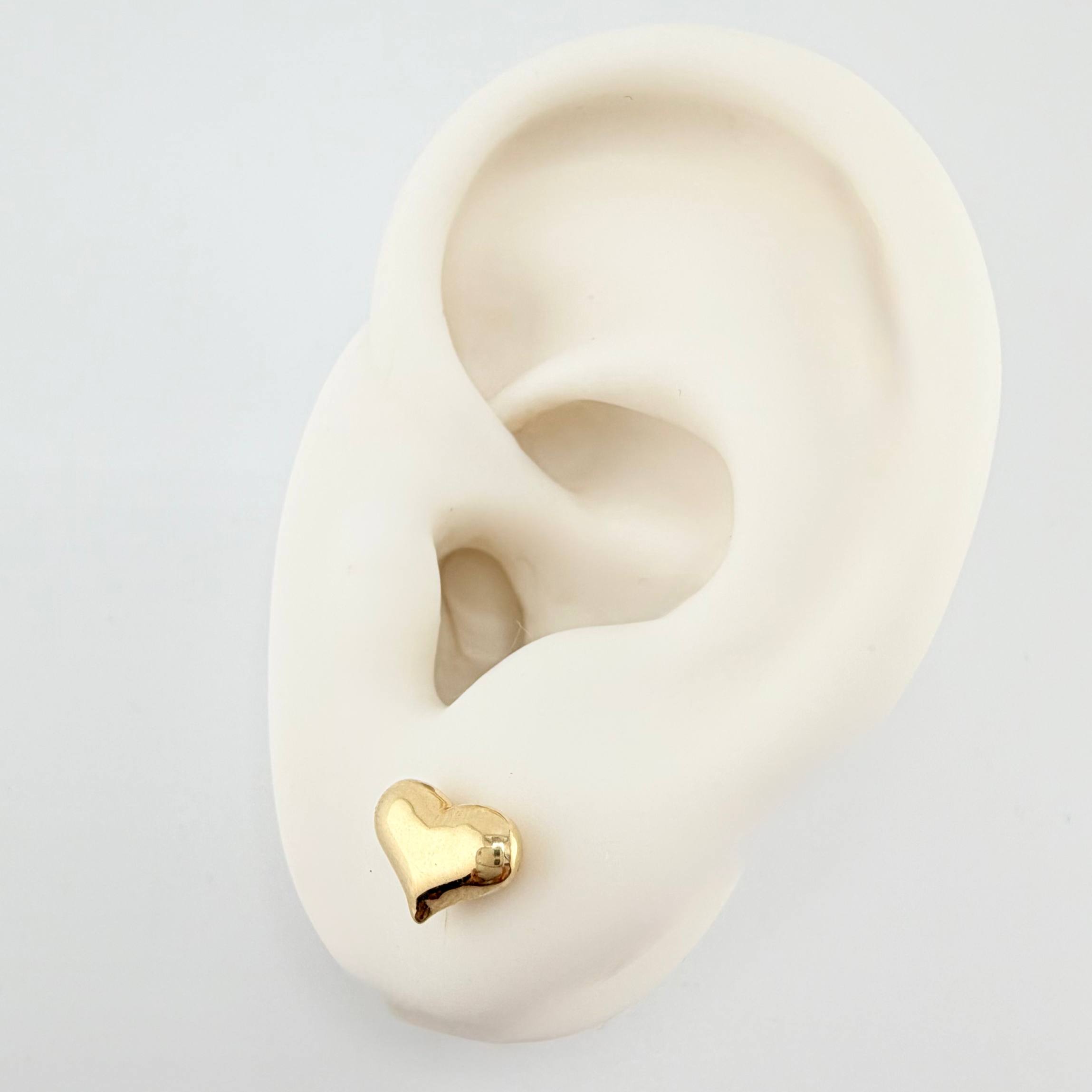 Topos Corazon 0.7gr / 6.7mm Oro Amarillo 18K