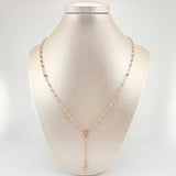 Rosario Virgen Milagrosa 6.15gr / 19 3/4 in / 3mm - 4mm Oro Rosa 18K