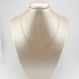 Figaro Chain 1.45gr / 17 3/4 in / 1.9mm Yellow Gold +1 18K *