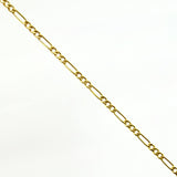 Cadena Figaro 1.35gr / 17 3/4 in / 1.5mm Oro Amarillo +1 18K ©