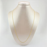 Figaro Chain 1.75gr / 23 1/2 in / 1.5mm Yellow Gold +1 18K ©