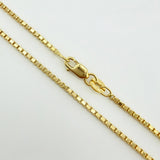 Cadena Veneciana 3.6gr / 17 3/4 in / 1.4mm Oro Amarillo +3 18K *