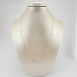 Cadena Flor Espejo 1.15gr / 19 3/4 in / 1.7mm Oro Amarillo +3 18K