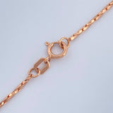 Cadena Cardono Entorchada 6.3gr / 27 3/4 in / 1.12mm Oro Rosa +4 18K $