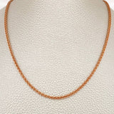 Cadena Franco 13gr / 27 1/2 in / 2.06mm Oro Rosa +3 18K $