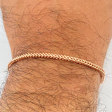 Pulso Franco 3.1gr / 7 1/4 in / 2.31mm Oro Rosa +3 18K $