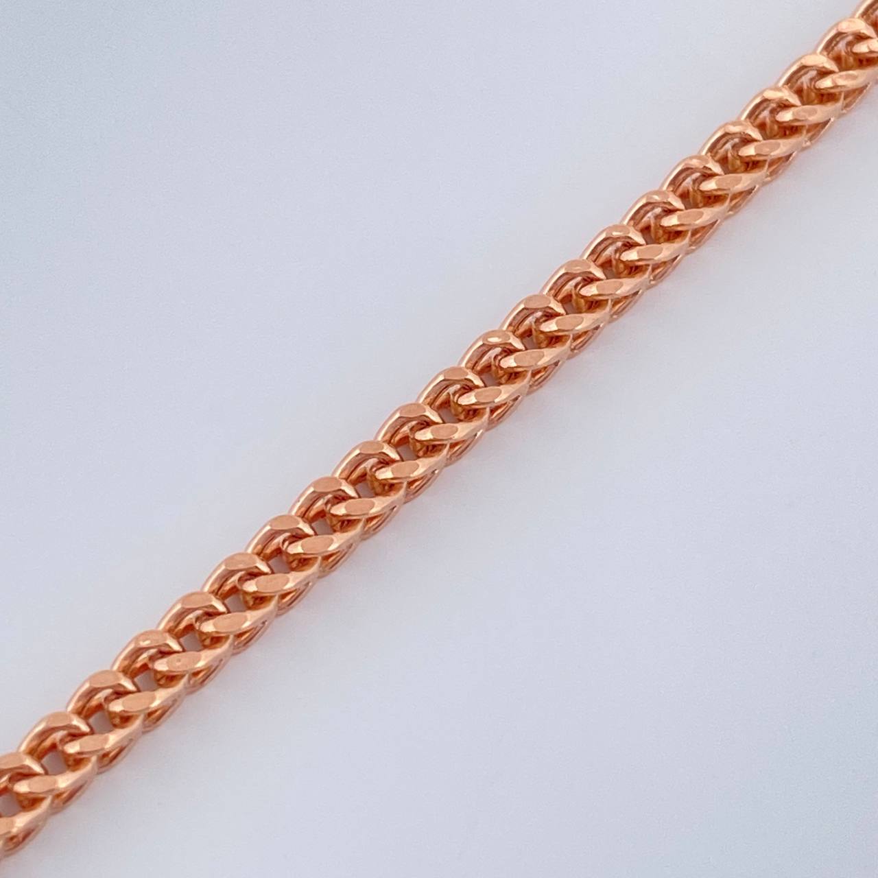 Pulso Franco 3.1gr / 7 1/4 in / 2.31mm Oro Rosa +3 18K $